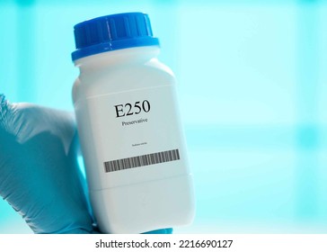 Packaging with nutritional supplements E250 preservative