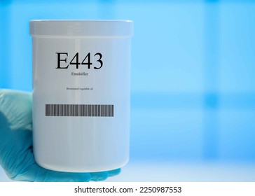 Packaging with nutritional supplements E443 emulsifier
