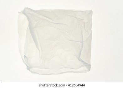 packaging tissue paper isolated on white background