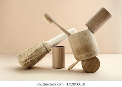 Packaging With Zero Waste For Lifestyle Design. Zero Waste. Sustainable Lifestyle. Balancing Tools