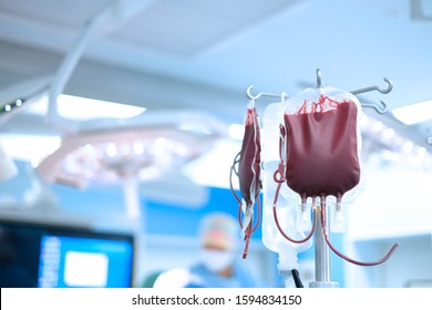 Packed Red Cell (PRC) Bags For Blood Transfusion In Open Heart Surgery