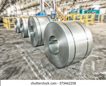 Packed Rolls Of Steel Sheet, Cold Rolled Steel Coils.