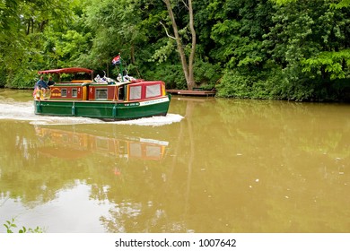 Packet Boat On The Erie Canal; Rochester, New York