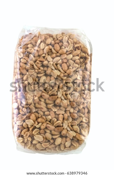 Packet Roasted Nuts Clipping Path Stock Photo (Edit Now) 638979346