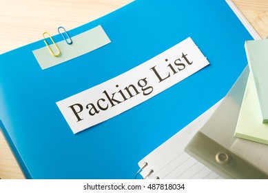 Packing List
