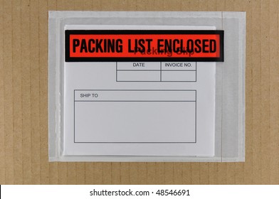 Packing List Envelope Macro