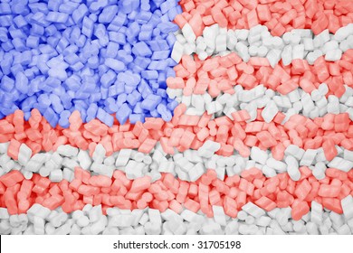 Packing Peanuts in Flag Design