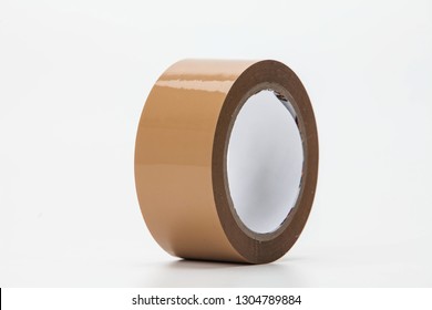 Packing Tape On White Background
