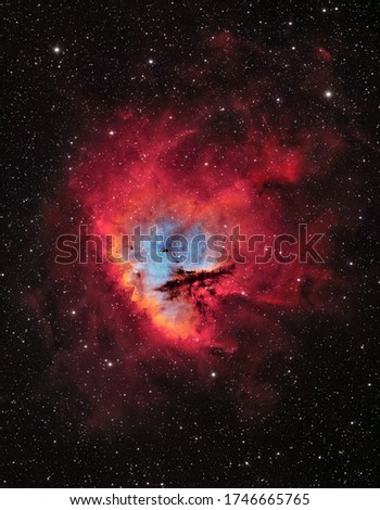 The Pacman Nebula in the Constellation of Cassiopeia (NGC 281)