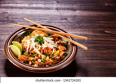 Pad Thai - Grilled Meat And Noodles