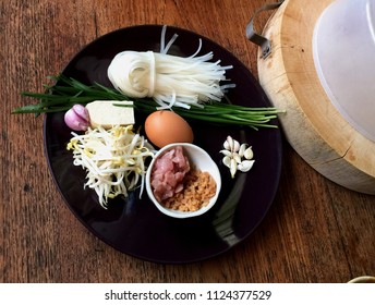 Pad Thai Ingredients From A Cooking Class In Thailand