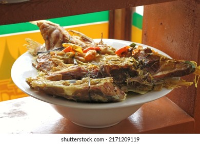 Padang Cuisine Menu At A Street Food Restaurant.