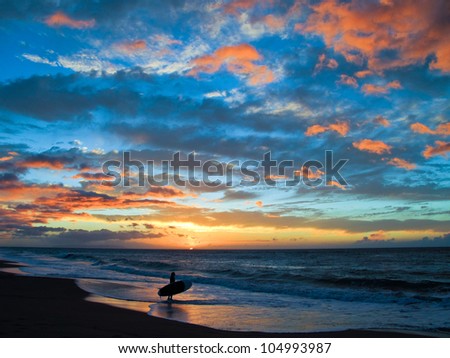 Paddle Board Sunset