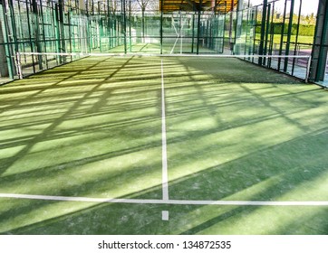 A paddle court