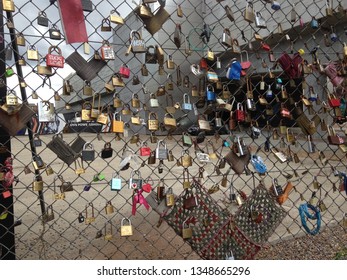 The padlock bridge