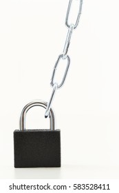 Padlock with chain 