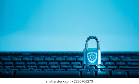 Padlock. Data security. Network protection. Internet security and data protection concept. Cyber data and information privacy. - Powered by Shutterstock - Get 15% off with code: PIKWIZARD15