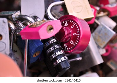Padlocks, Love and security concept