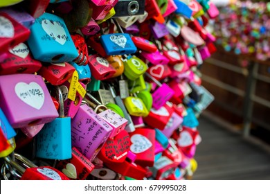 Padlocks At N Seoul Tower