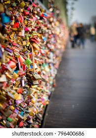 Padlocks on the bridge
