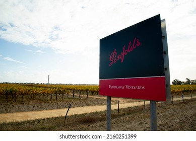 Padthaway, Australia - April 30, 2022: Penfolds Winery In The Renowned Padthaway Wine Region