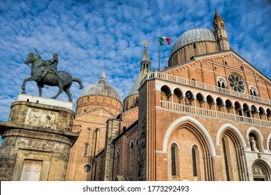 padua, italy - equestrian statue of the gattamelata from 1447 in front of the basilica di sant antonio - Powered by Shutterstock