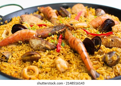 Paella or seafood rice. Seafood. Seafood
				
				