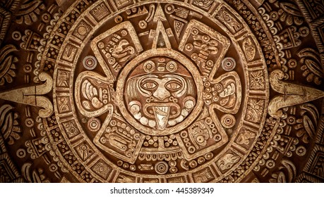 Pagan ornament of a tribe Maya texture