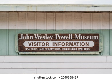 Page, AZ, USA - Sept 26, 2020: The John Wesley Powell Museum