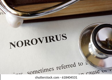 Page With Diagnosis Norovirus.