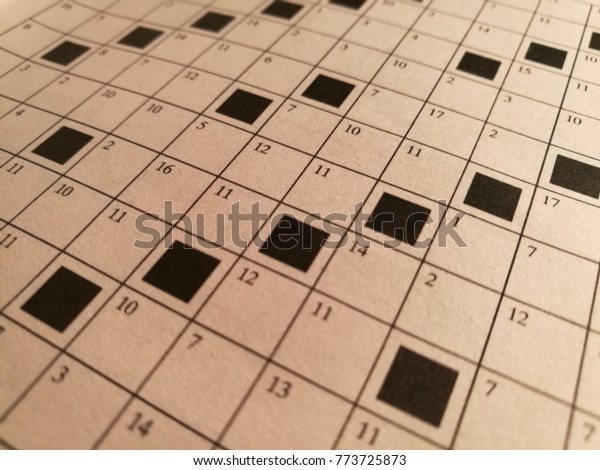 Page Open Crossword Puzzle Stock Photo 773725873 Shutterstock