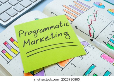 Pages with notes on programmatic marketing. Automated advertising strategies.