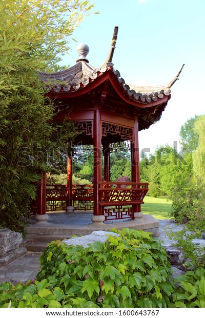 Pagoda Garten Der Welt Berlin Stock Image Download Now