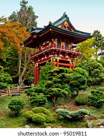 Pagoda In The Japanese Tea Garden