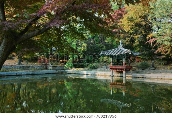 Pagoda Secret Garden Changdeokgung Palace Seoul Buildings