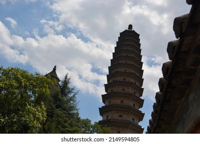 Pagoda Towers Of Taiyuan, China.