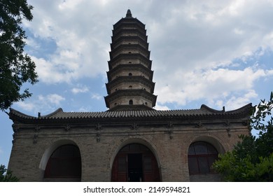 Pagoda Towers Of Taiyuan, China.