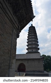 Pagoda Towers Of Taiyuan, China.