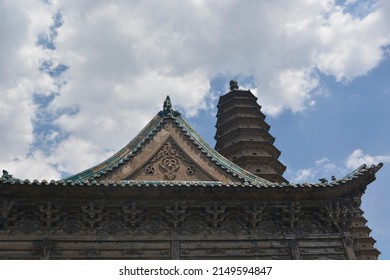 Pagoda Towers Of Taiyuan, China.