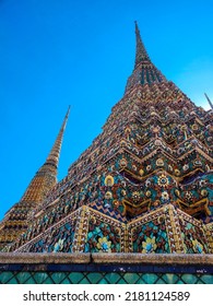 The Pagoda Of Wat Phra Chetuphon (Wat Pho) Taken At Bangkok, Thailand