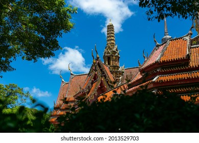 Pagoda At Wat Rat Upatham In Phang Nga