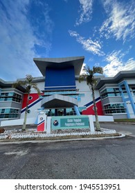 Pahang, Malaysia - March 29, 2021 : An Image Of Building At Akademi Maritim Sultan Ahmad Shah, Kuantan Pahang, Malaysia. 