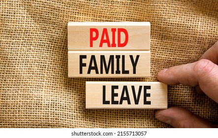 Paid Family Leave Symbol Concept Words Stock Photo 2155713057 ...