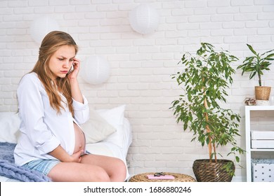 Pain Abdomen Pregnant Woman Birth Pangs Stock Photo (Edit Now) 1686880246