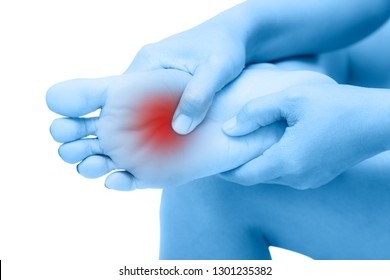 Pain In The Foot Of The Elderly.Symptoms Of Peripheral Neuropathy.
Most Symptoms Are Numbness In The Fingertips And Foot.