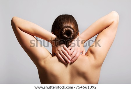 Pain in neck.