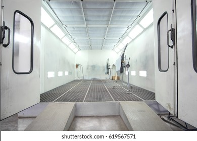 Paint Booth In Car Bodu Shop