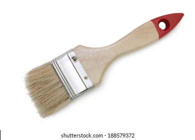 Paint brush isolated on a white background - Shutterstock ID 188579372