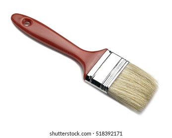 Paint brush isolated on a white background - Shutterstock ID 518392171
