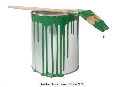 Paint Bucket With Brush